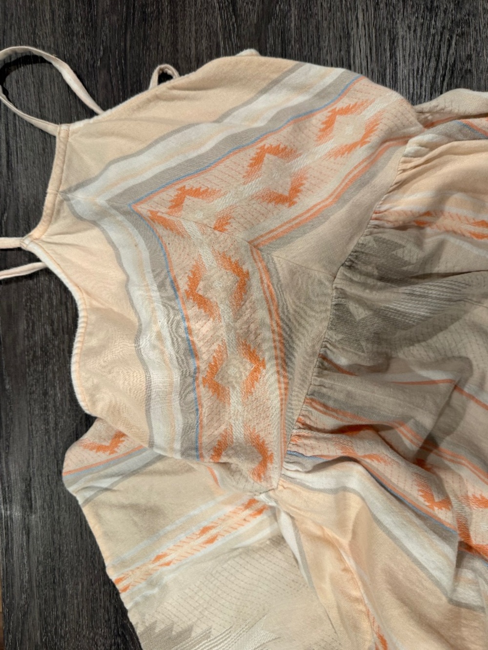 O'Neill patterned spaghetti strap summer dress - Small